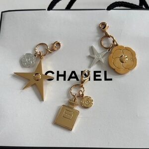 Chanel Charm Keychain Trio（brand new )